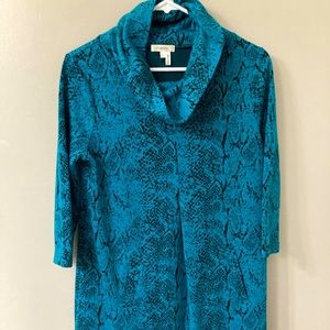 Tyler Boe cow neck dress.